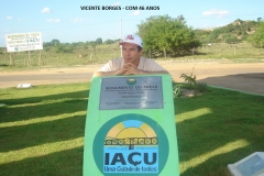 46)-VICENTE BORGES - IAÇU - 12-2008 - COM 46 ANOS